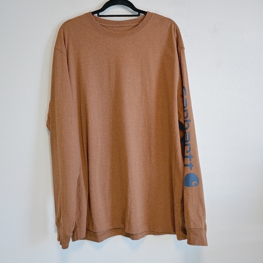 Carhartt Long Sleeve Big Logo Original Fit Sweatshirt Sz XL